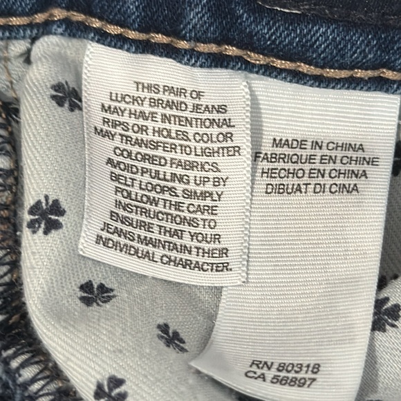 🍀Lucky Brand Eva Skinny Jeans. Ladies 10 - Picture 12 of 14